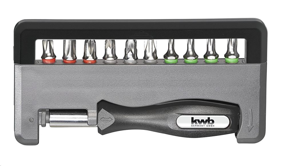 KWB PROFI INDUSTRIAL STEEL ipari acél bit készlet marokcsavarozóval, 12 db-os (151010) KWB PROFI INDUSTRIAL STEEL ipari acél bit készlet marokcsavarozóval, 12 db-os (151010)