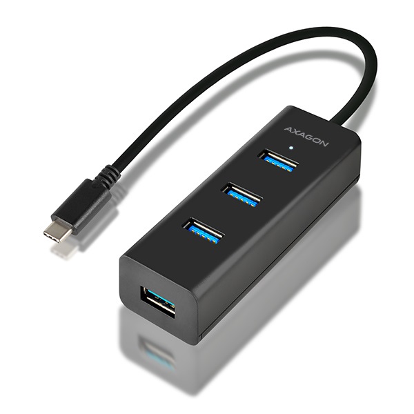 Axagon HUE-S2C négyportos USB 3.0 HUB gyorstöltéssel