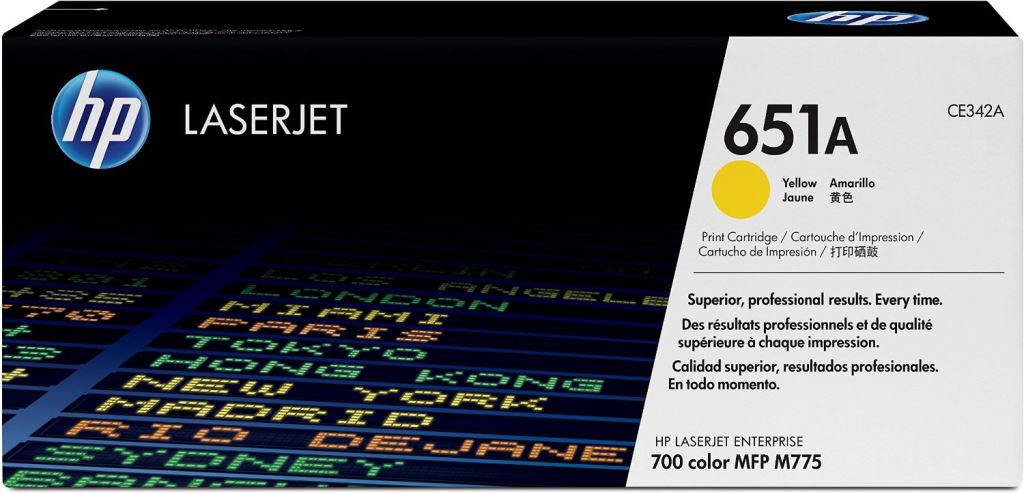 HP CE342A (651A) Sárga eredeti toner