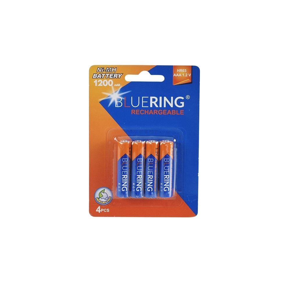 Bluering AAA HR03 1200mAh 1.2V tölthető mini ceruzaelem 4db/cs (5999093895837) Bluering AAA HR03 1200mAh 1.2V tölthető mini ceruzaelem 4db/cs (5999093895837)