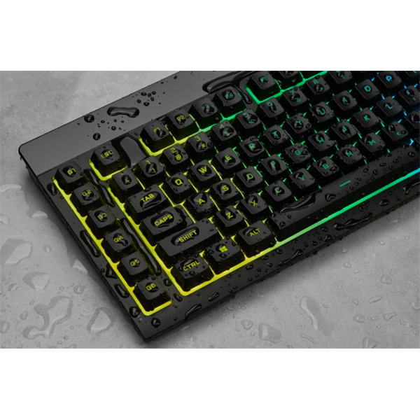 CORSAIR K55 RGB PRO Vezetékes Billentyűzet Gaming Cseppálló US  fekete