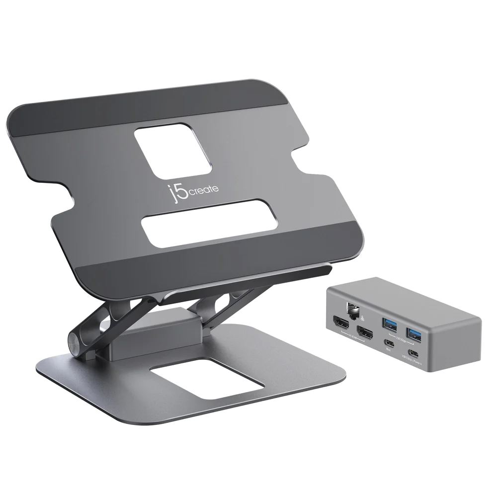 j5create JTS427-N USB-C notebook dokkoló szürke j5create JTS427-N USB-C notebook dokkoló szürke
