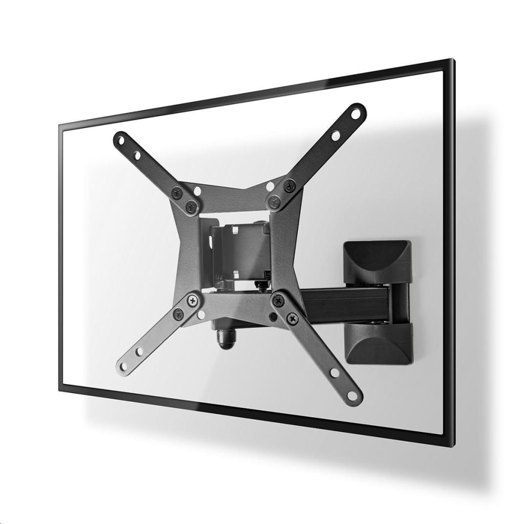 Nedis dönthető fali TV-tartókonzol 10-32" Max 30 kg 3 forgáspont (TVWM31BK) Nedis dönthető fali TV-tartókonzol 10-32" Max 30 kg 3 forgáspont (TVWM31BK)