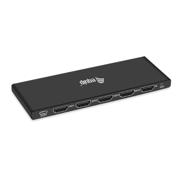 Equip  332717 4 port HDMI Video-Splitter Fekete