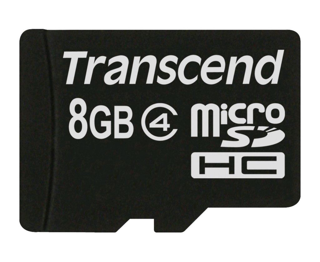 8GB microSDHC Transcend Class4 memoriakártya (TS8GUSDC4)