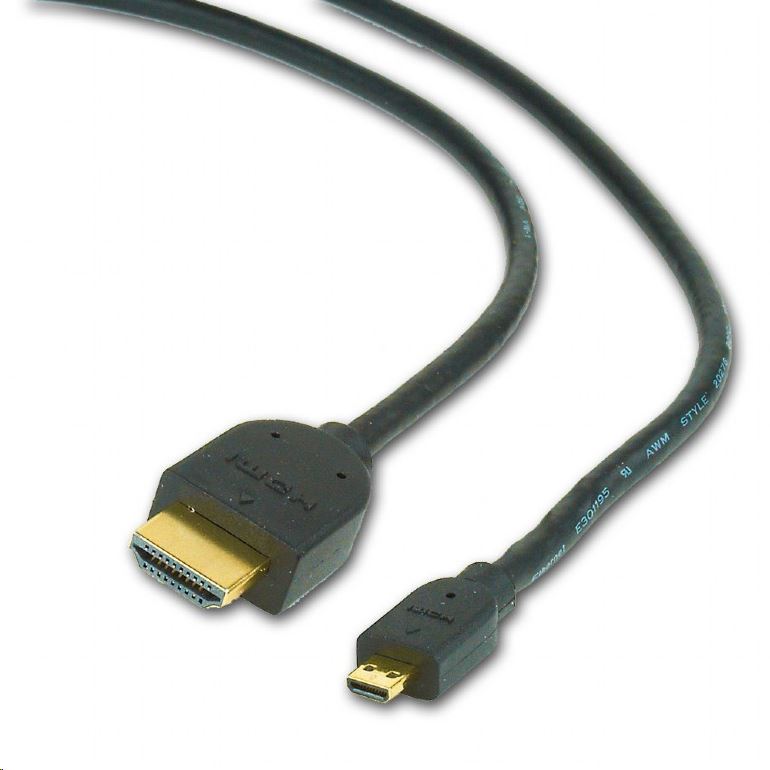 Gembird Cablexpert HDMI v2.0 male -> micro HDMI male kábel 4.5m (CC-HDMID-15) Gembird Cablexpert HDMI v2.0 male -> micro HDMI male kábel 4.5m (CC-HDMID-15)
