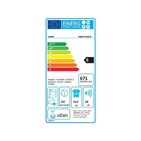 Candy CSOE C10TE-S kondenzációs szárítógép