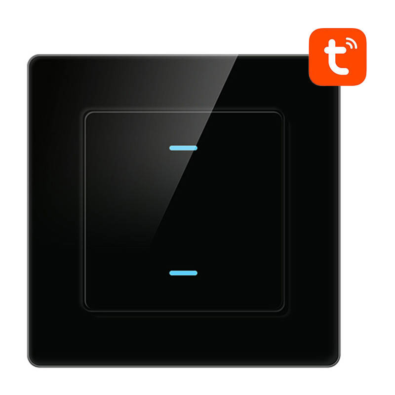 Smart Light Switch WiFi Avatto N-TS10-B2 2 Way TUYA (black) Smart Light Switch WiFi Avatto N-TS10-B2 2 Way TUYA (black)