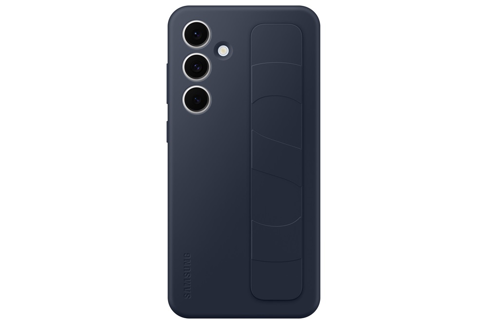 Samsung Galaxy S24 FE álló tok szíjjal kékes fekete