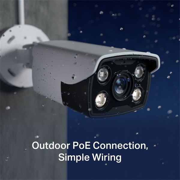 TP-LINK VIGI C340(6mm) 4MP Outdoor Full-Color Bullet Network Camera