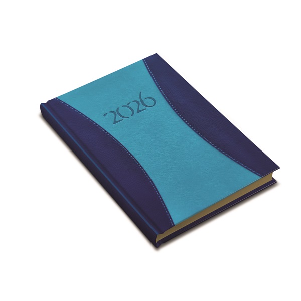 Realsystem 2025 PrémiumA 9412-74 B6 kék zsebnaptár