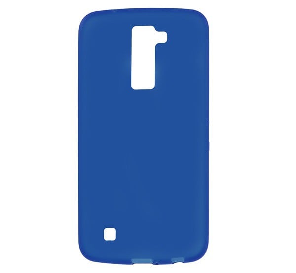 Szilikon telefonvédő (matt) SÖTÉTKÉK [LG K10 (K420n)]