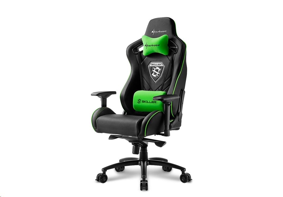 Sharkoon Skiller SGS4 gaming szék fekete-zöld (4044951021734) Sharkoon Skiller SGS4 gaming szék fekete-zöld (4044951021734)