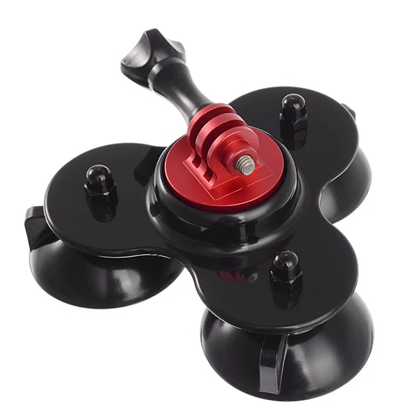SJCAM Triple Suction Cup Mount  Removable Fekete