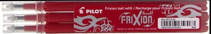 Pilot FriXion Ball 3 darabos betétszett közepes heggyel piros (BLS-FR-7-R-S3) Pilot FriXion Ball 3 darabos betétszett közepes heggyel piros (BLS-FR-7-R-S3)