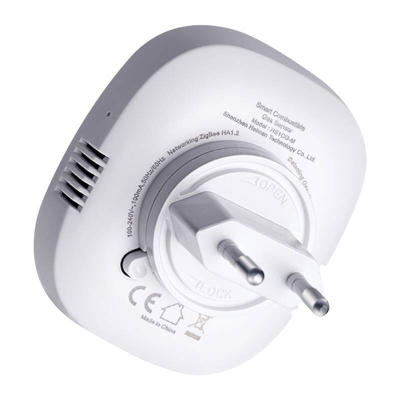 ZigBee Heiman HS1CG-E Tuya okos gázszivárgás érzékelő