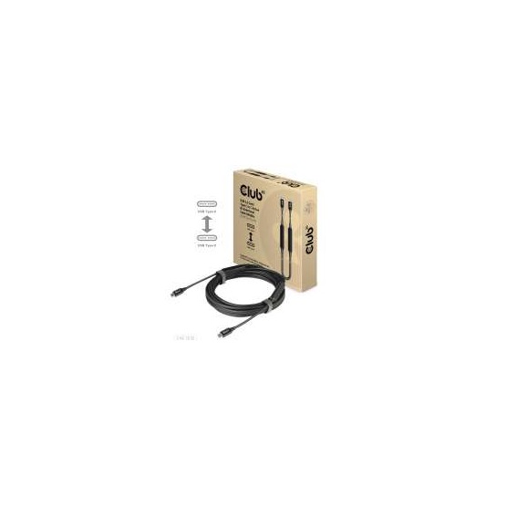  Club3D CAC-1535 USB 3.2 Gen2 Type C to C Active Bi-directional  8K60Hz M/M 5m kábel