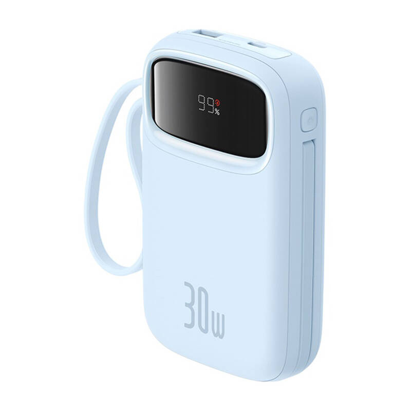 Baseus QPow 2 10000mAh  30W  2xUSB-C powerbank Kék 
