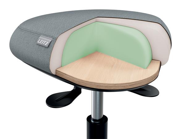 LEITZ Ergo Comfort Active görgős ergonomikus Munkaszék Világosszürke