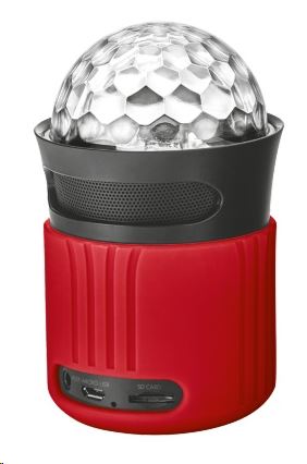 Trust Dixxo Go Bluetooth hangszóró party fényekkel piros (21346) Trust Dixxo Go Bluetooth hangszóró party fényekkel piros (21346)