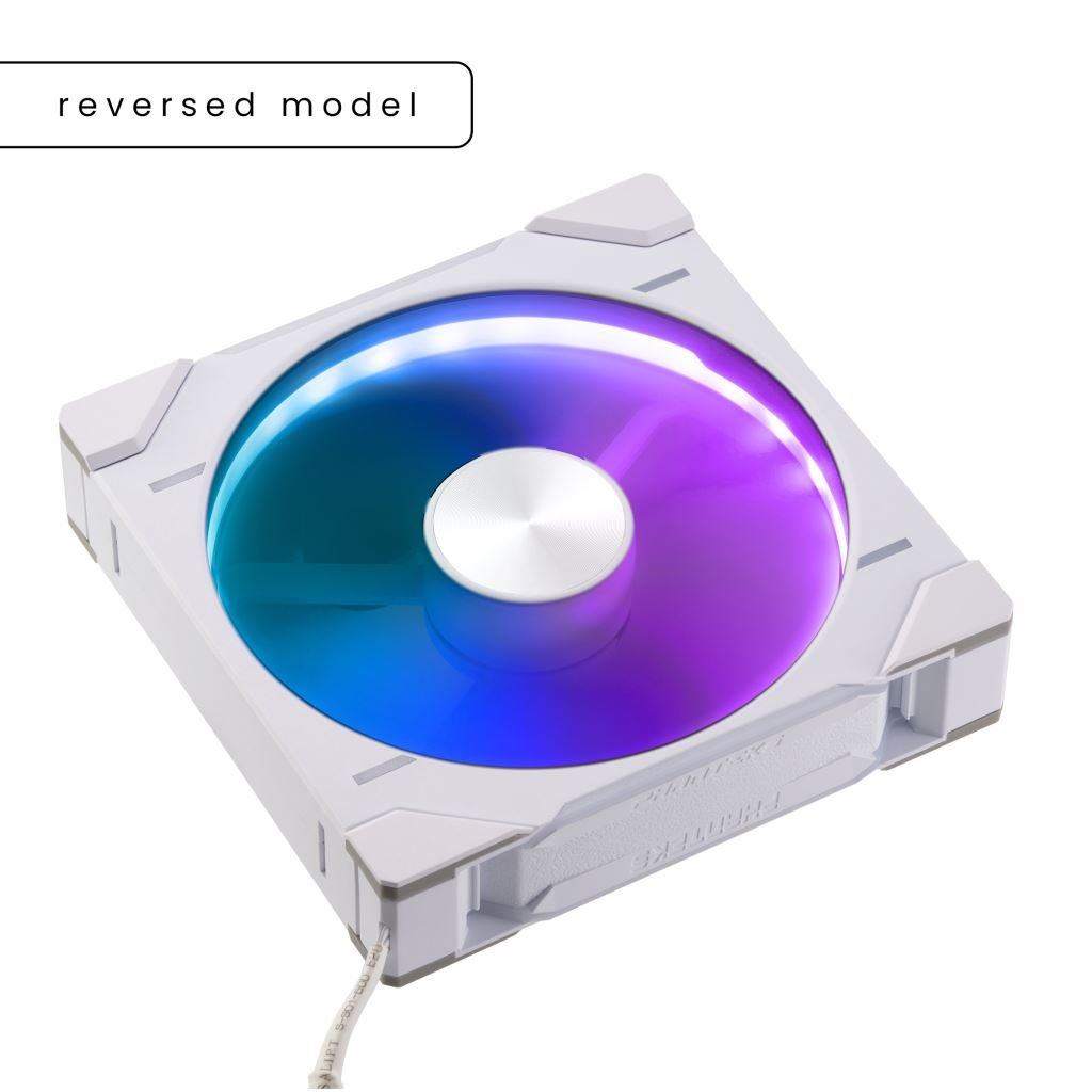 Phanteks PH-F140D30 140MM TRIPLE Reverse White ház hűtő ventilátor fehér 3db  PH-F140D30R_DRGB_PWM_WT01_3P 