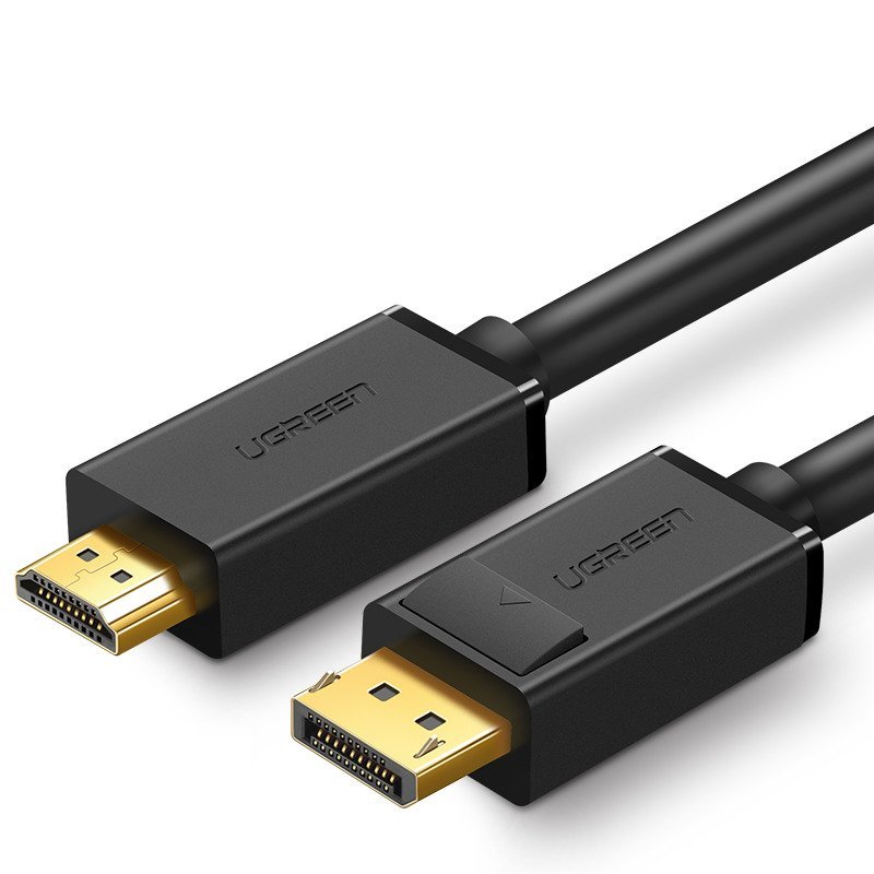 UGREEN  DisplayPort - HDMI Cable FullHD 1m Fekete