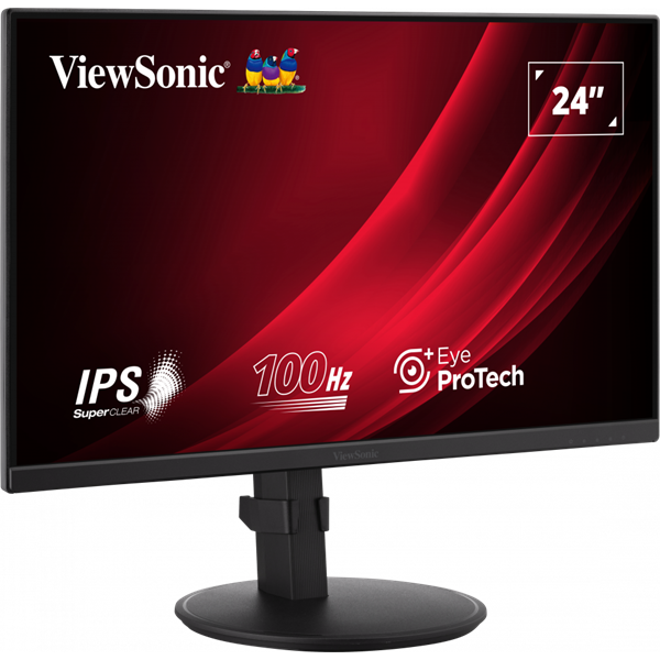 ViewSonic Monitor 24" - VG2408A-MHD (IPS, 100Hz 16:9, FHD, 5ms, 250cd/m2, D-sub, HDMI, DP, VESA, SPK, mag.áll, pivot)