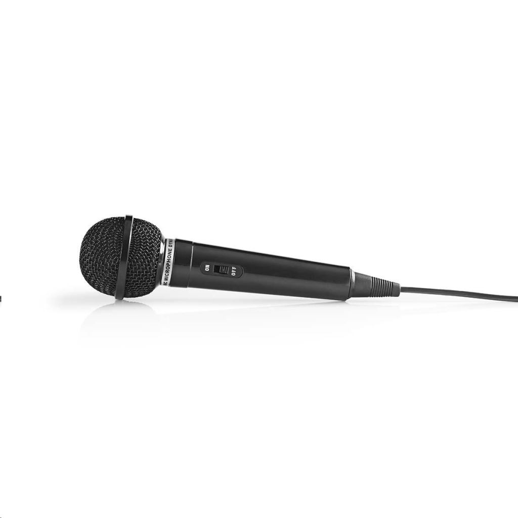 Nedis MPWD01BK vezetékes mikrofon fekete Nedis MPWD01BK vezetékes mikrofon fekete
