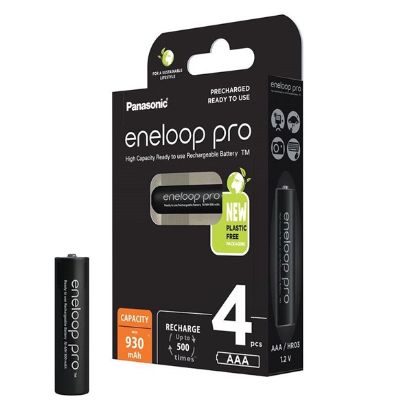 Panasonic Eneloop Pro 1.2V AAA 930mAh akku (4db) (BK4HCDE-4BE-N) Panasonic Eneloop Pro 1.2V AAA 930mAh akku (4db) (BK4HCDE-4BE-N)