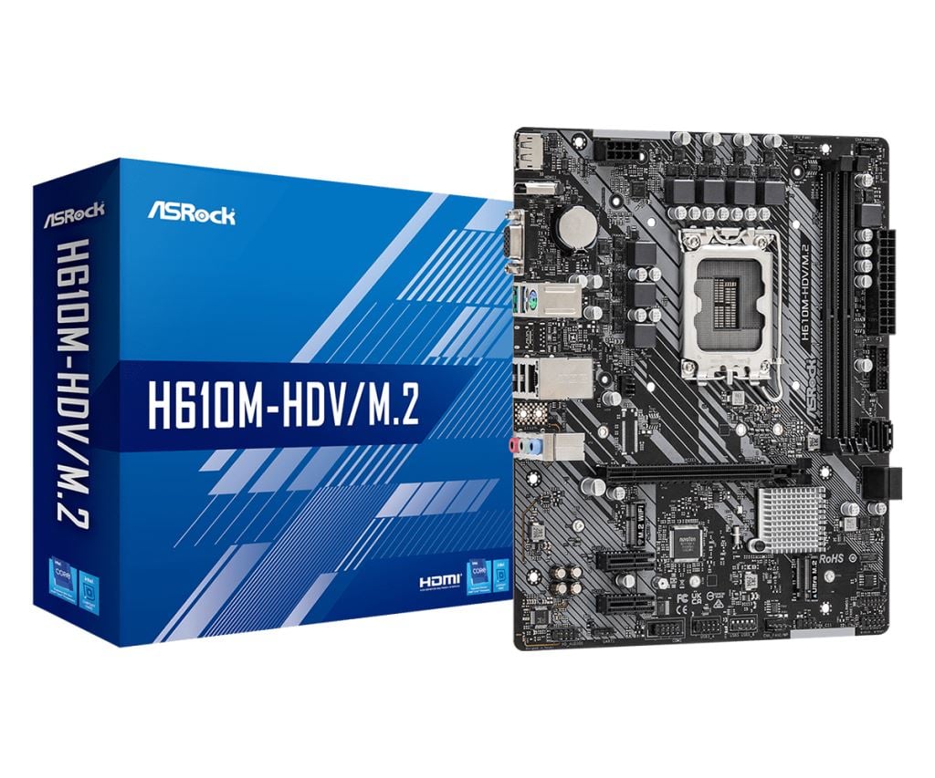 ASRock H610M-HDV/M.2 alaplap ASRock H610M-HDV/M.2 alaplap