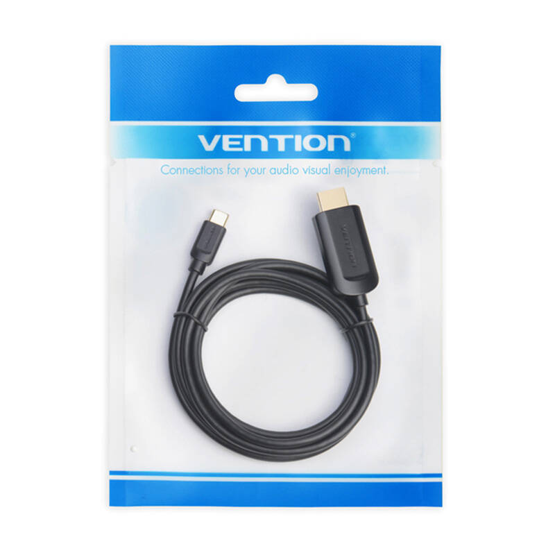 USB-C to HDMI, Vention CGUBG, 1,5m (black)