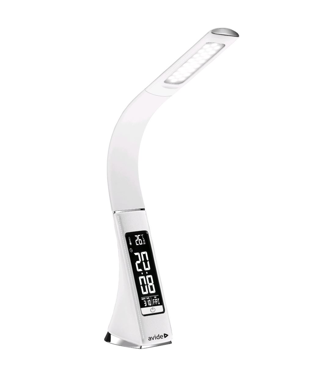 Avide LED asztali lámpa üzleti bőrhatású naptár fehér (ABLDL-BLC-6W-WH) Avide LED asztali lámpa üzleti bőrhatású naptár fehér (ABLDL-BLC-6W-WH)