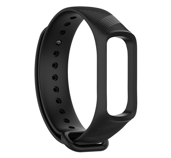 Pótszíj (egyedi méret, szilikon, állítható) FEKETE [Samsung Galaxy Fit E Sport (SM-R375)]