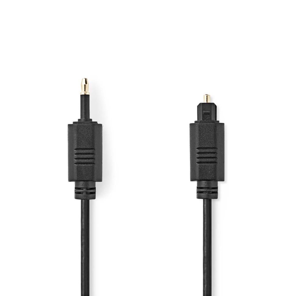 Nedis TosLink optikai audió kábel 1m fekete (CAGP25100BK10)