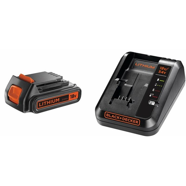 Black & Decker BDC2A20-QW 18V: 1 x 2A töltő + 1 x 18V 2 Ah Li-Ion akku kezdő készlet Black & Decker BDC2A20-QW 18V: 1 x 2A töltő + 1 x 18V 2 Ah Li-Ion akku kezdő készlet
