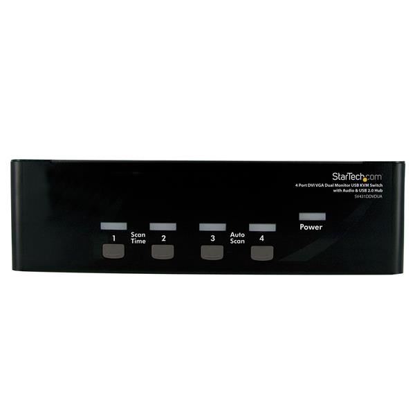 Startech.com KVM Switch 4PC DVI VGA (SV431DDVDUA) Startech.com KVM Switch 4PC DVI VGA (SV431DDVDUA)