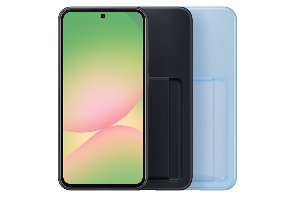 Samsung A56 5G kártyatartós hátlap, Fekete