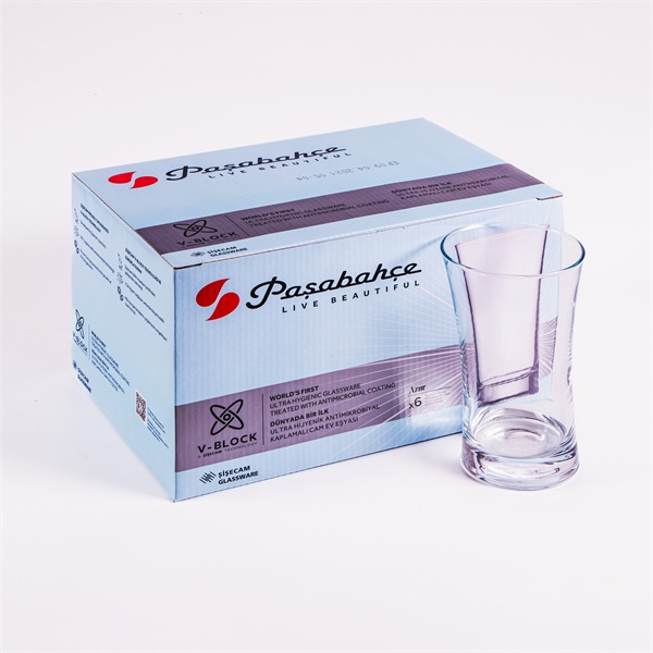 Pasabahce V-Block Long Drink 300ml koktélos pohár szett 6 darabos Pasabahce V-Block Long Drink 300ml koktélos pohár szett 6 darabos