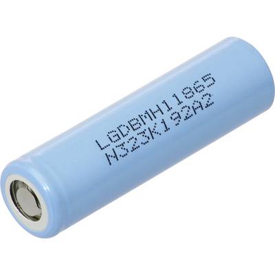 LG Chem INR18650MH1 Speciális akku 18650 Nagyáramra alkalmas Lítiumion 3.7 V 3000 mAh LG Chem INR18650MH1 Speciális akku 18650 Nagyáramra alkalmas Lítiumion 3.7 V 3000 mAh