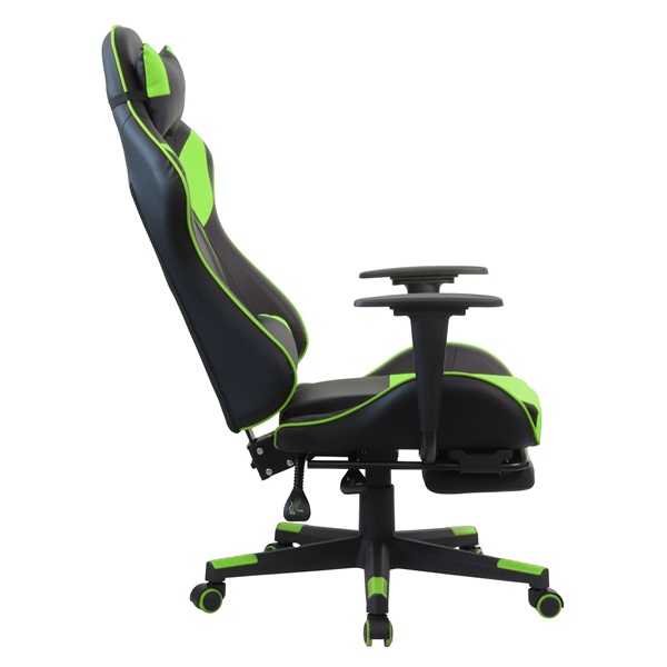 IRIS GCH204BE_FT gaming szék fekete-zöld
