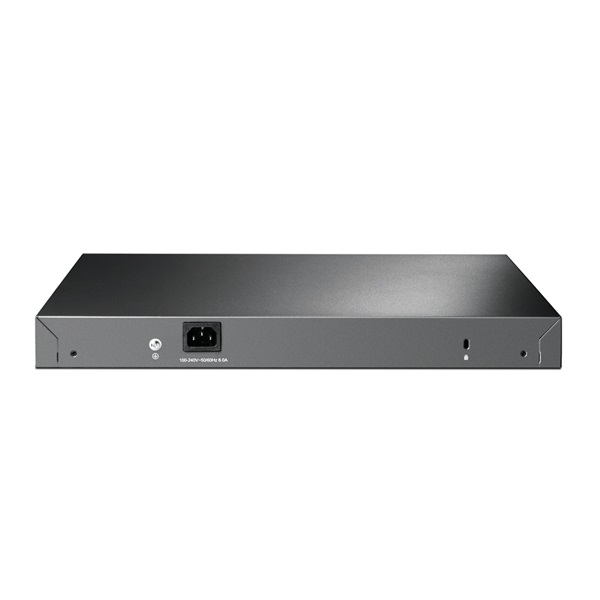 TP-Link JetStream Switch 24x1000Mbps, 24xPOE+ + 4x1Gigabit SFP+ plusz  2 konzol port, menedzselhető (TL-SG3428MP)