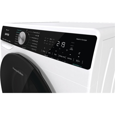Gorenje WNS94A1TWIFI Elöltöltős mosógép Fehér/Fekete - 9 kg, A Energiaosztály