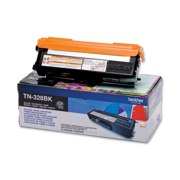 Brother TN-328BK Eredeti fekete toner Brother TN-328BK Eredeti fekete toner