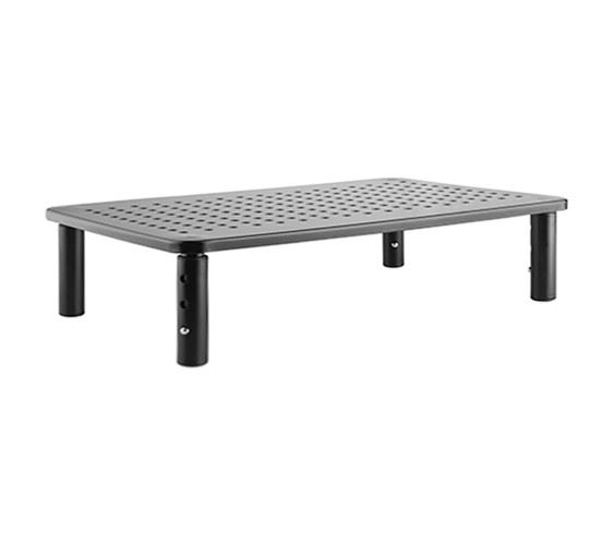 Gembird  MS-TABLE-01 állítható magasságú fém monitor állvány fekete 
