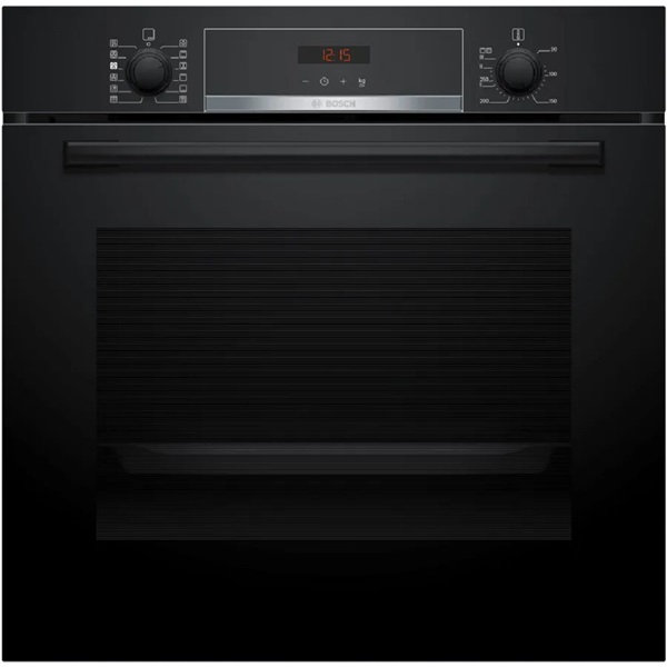 Bosch HQG572EB3 fekete, beépíthető, sütőtér: 71L, grill, légkeverés, sütő