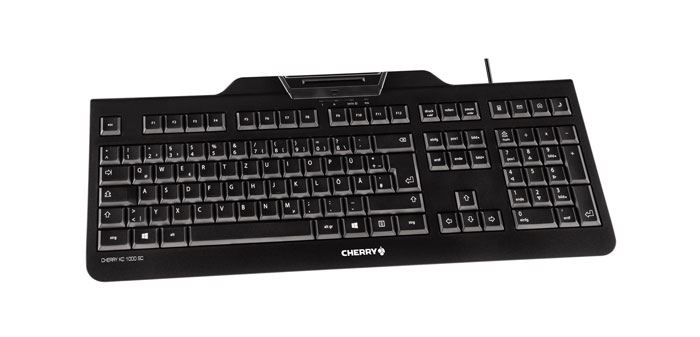 Cherry KC 1000 SC US billentyűzet fekete USB (JK-A0100EU-2)