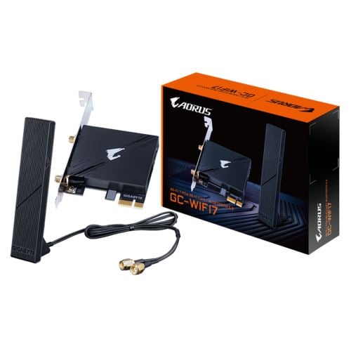 GIGABYTE Wireless Adapter PCI-Express Tri Band BE5600, GC-WIFI7 GIGABYTE Wireless Adapter PCI-Express Tri Band BE5600, GC-WIFI7