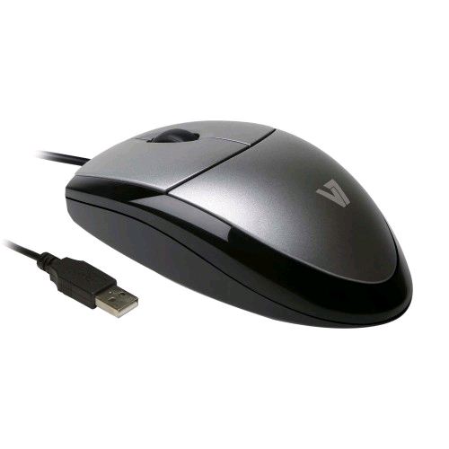 V7 MV3000010-5EC optikai egér szürke-fekete USB