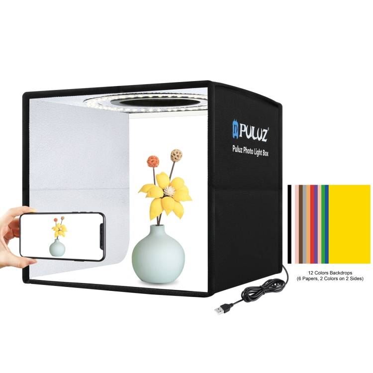 Puluz LED fénysátor 25cm (PU5025B) Puluz LED fénysátor 25cm (PU5025B)