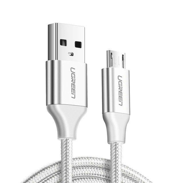 UGREEN USB-Mikro USB-kábel QC 3.0 2,4A 2m fehér (60153) UGREEN USB-Mikro USB-kábel QC 3.0 2,4A 2m fehér (60153)